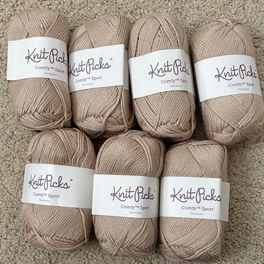 Knit Picks Cotton Comfy Sport Yarn - Parchment